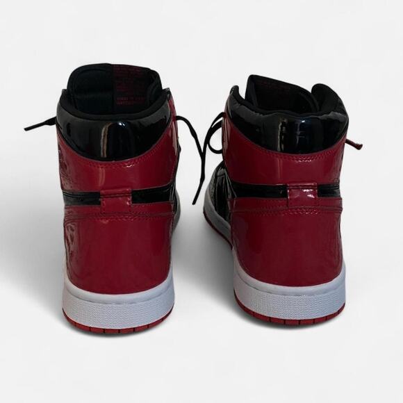 Air jordan 1 Retro High OG Patent Bred - size 10 M / 11.5 W US - Picture 3 of 4